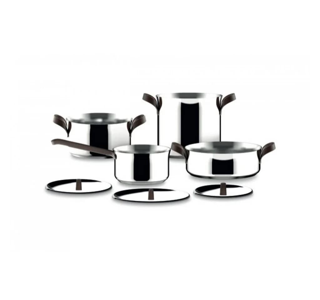 Alessi Edo Topfset Edelstahl 18/10 mit PVD-Beschichtung - Bild 2