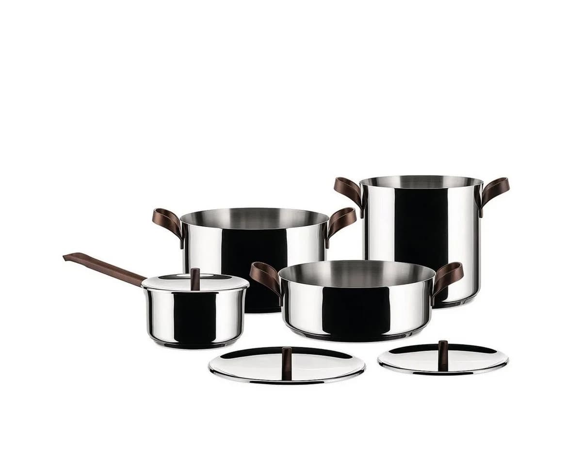 Alessi Edo Topfset Edelstahl 18/10 mit PVD-Beschichtung - Bild 3