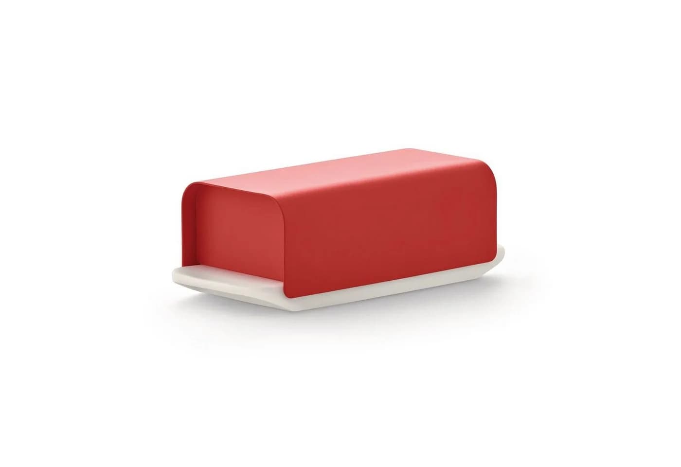 Alessi Butterdose Mattina Rot Porzellan Metall - Bild 2