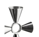 Alessi Messbecher Quadri Combo Jigger Edelstahl Silber Bild 1