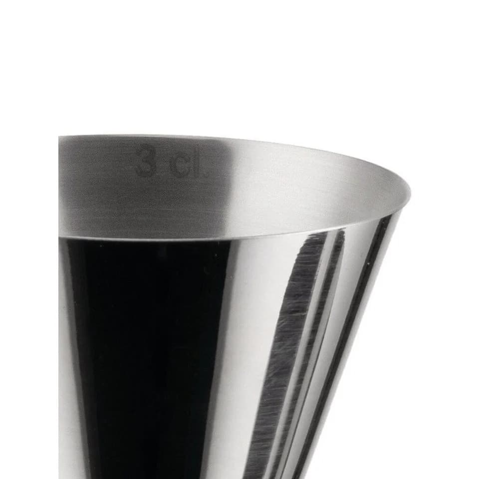 Alessi Messbecher Quadri Combo Jigger Edelstahl Silber - Bild 3