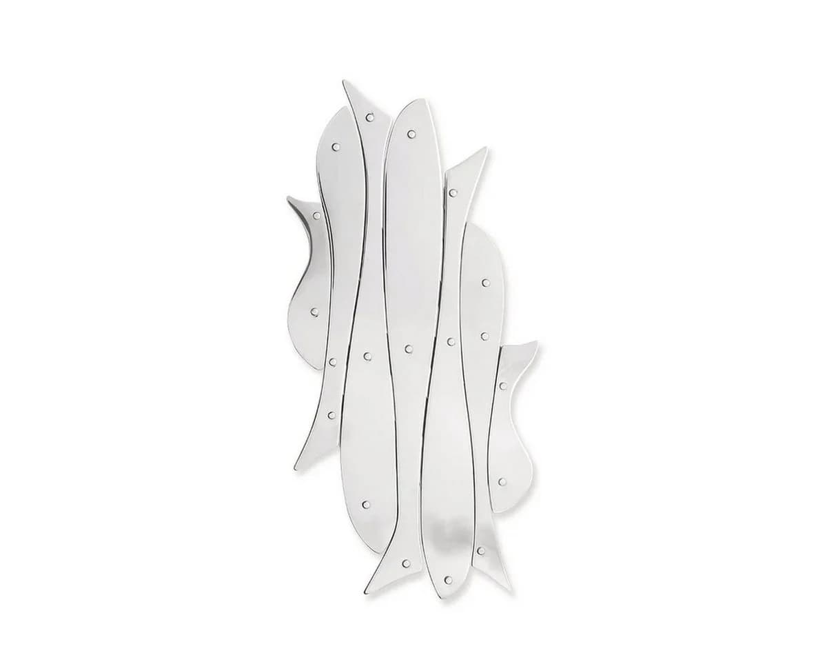 Alessi Topfuntersetzer Pescher Verstellbar Silber