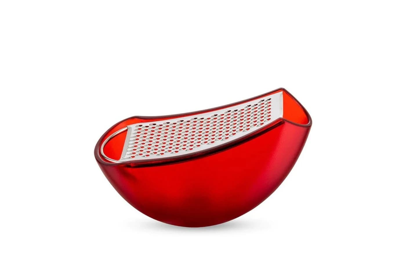 Alessi Käsereibe Parmenide Rot Edelstahl