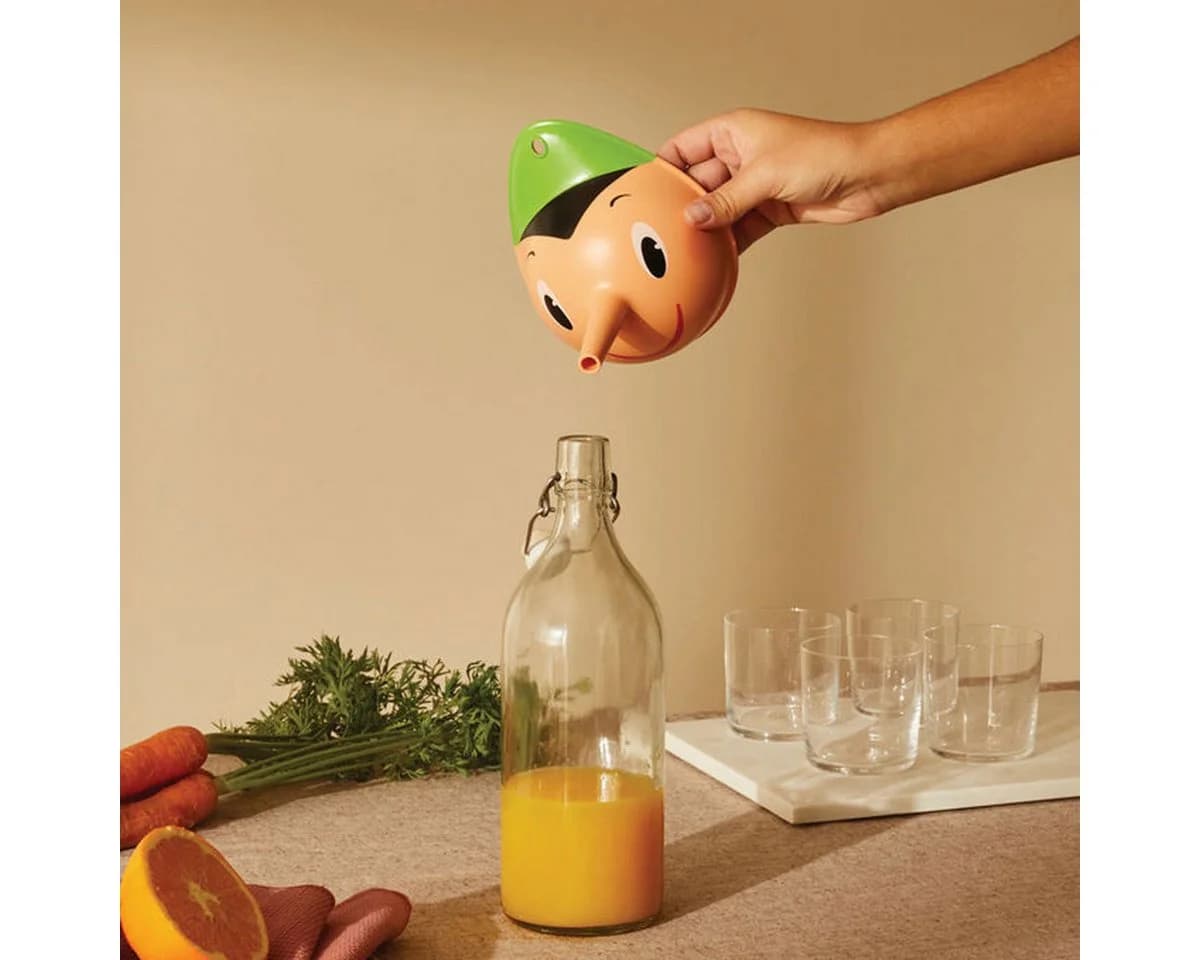 Alessi Pino Trichter Pinocchio-Design Kunststoff - Bild 3
