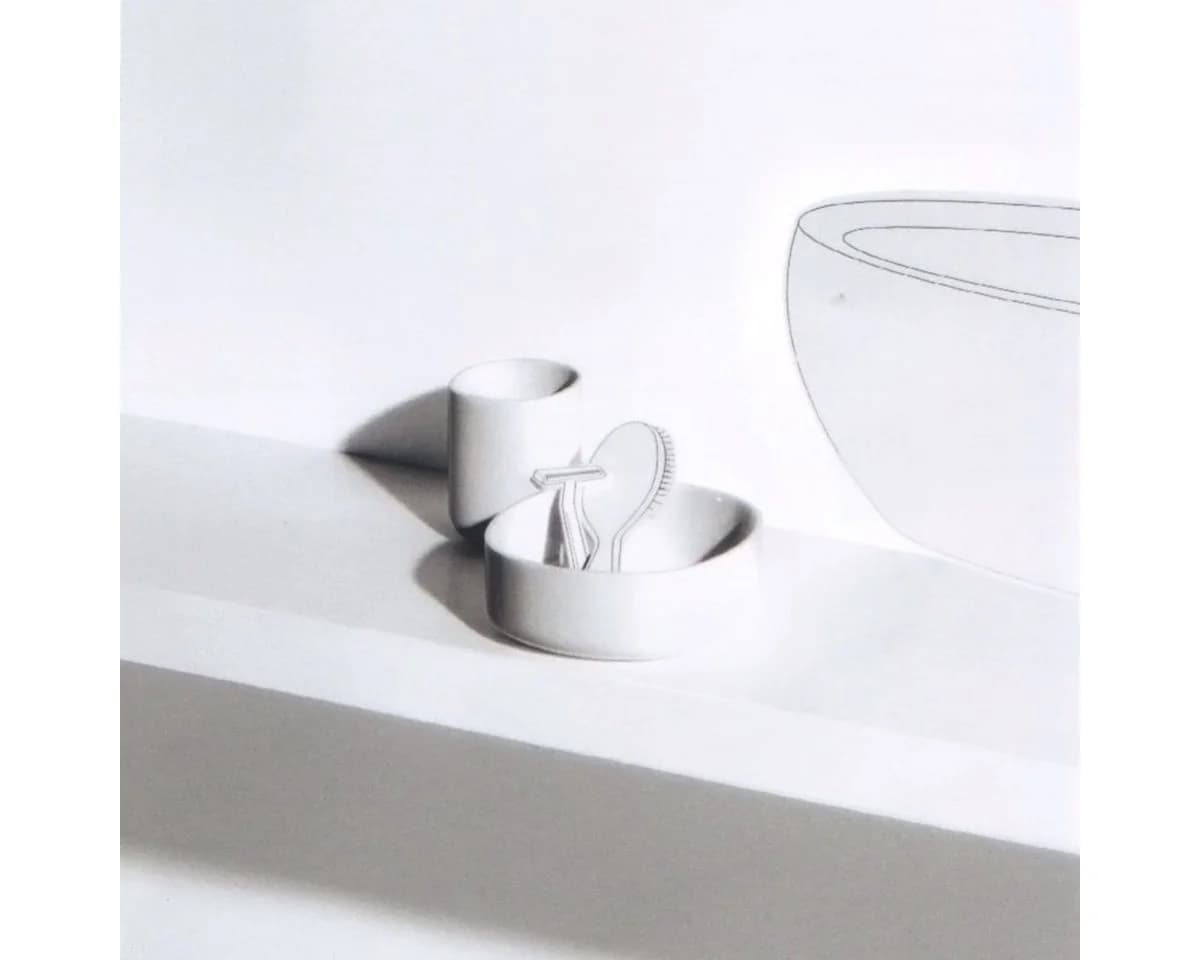 Alessi Seifenspender BIRILLO Weiß PMMA