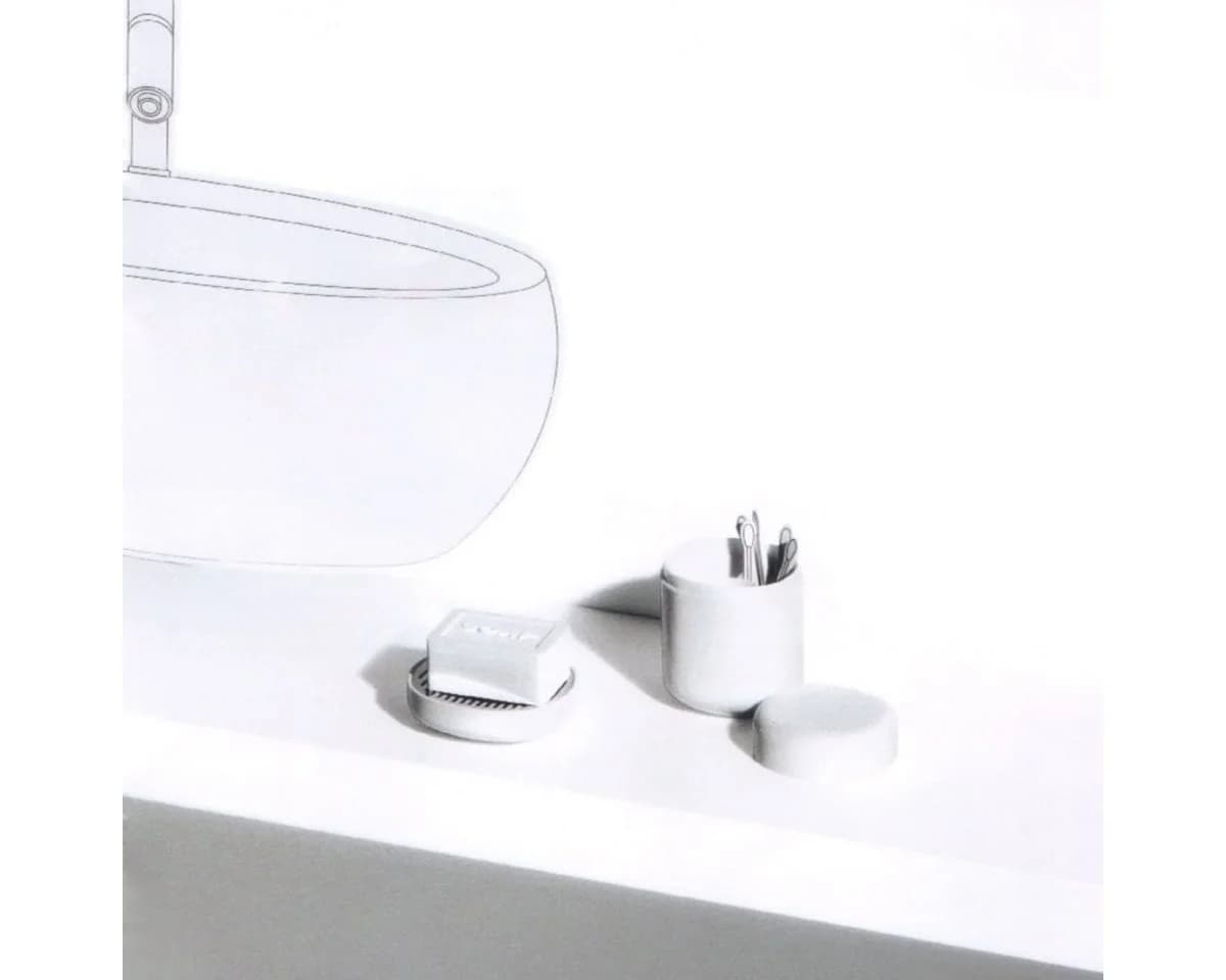 Alessi Seifenspender BIRILLO Weiß PMMA - Bild 3