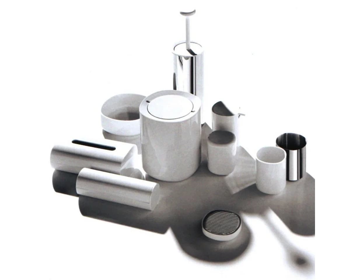 Alessi Seifenspender BIRILLO Weiß PMMA - Bild 5