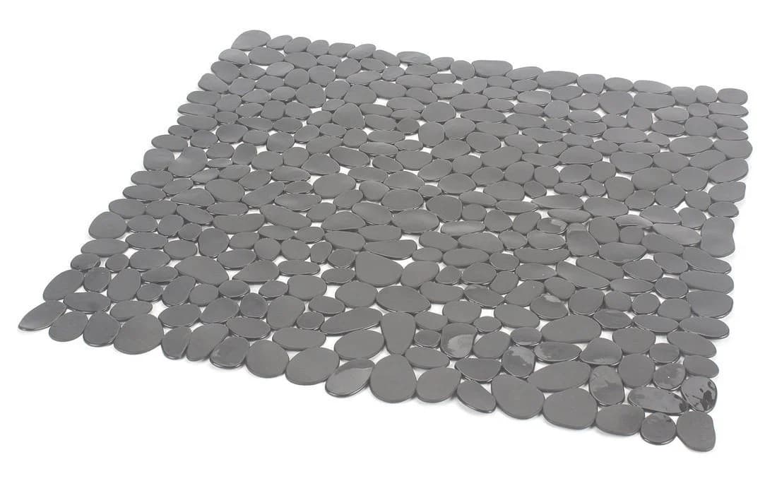 Gedy Badematte RIVER Grau PVC Anti-Rutsch