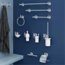 Gedy Toilettenpapierhalter NEVIS mit Deckel, Retro, Chrom Bild 3