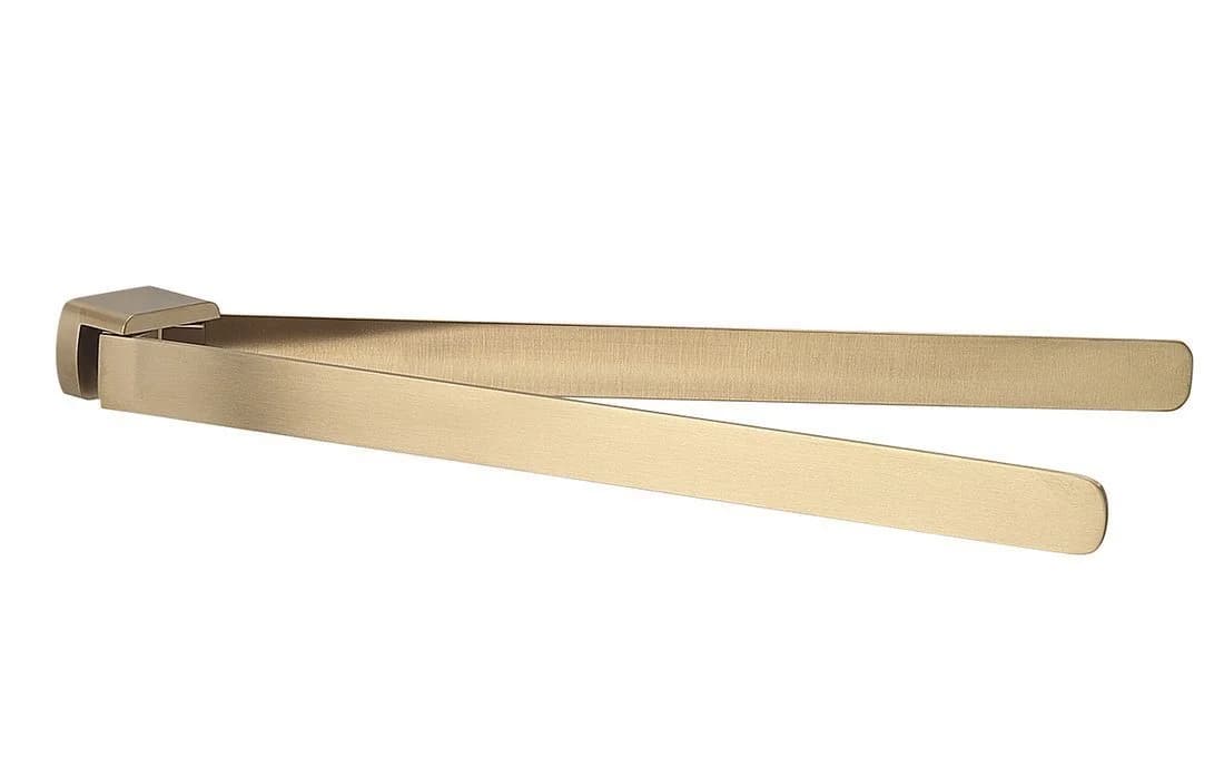 Gedy Doppel-Handtuchhalter PIRENEI drehbar Gold matt - Bild 2