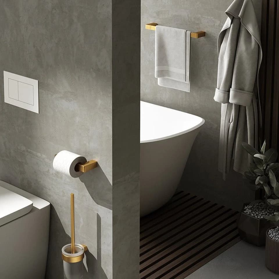 Gedy Toilettenpapierhalter PIRENEI Gold matt