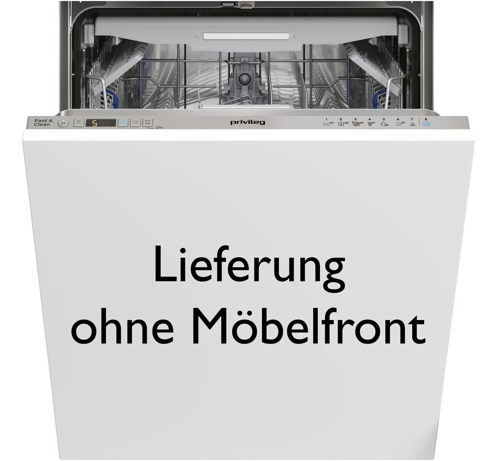 PRIVILEG Geschirrspüler P0I ECO D551 S Vollintegrierbar Silber
