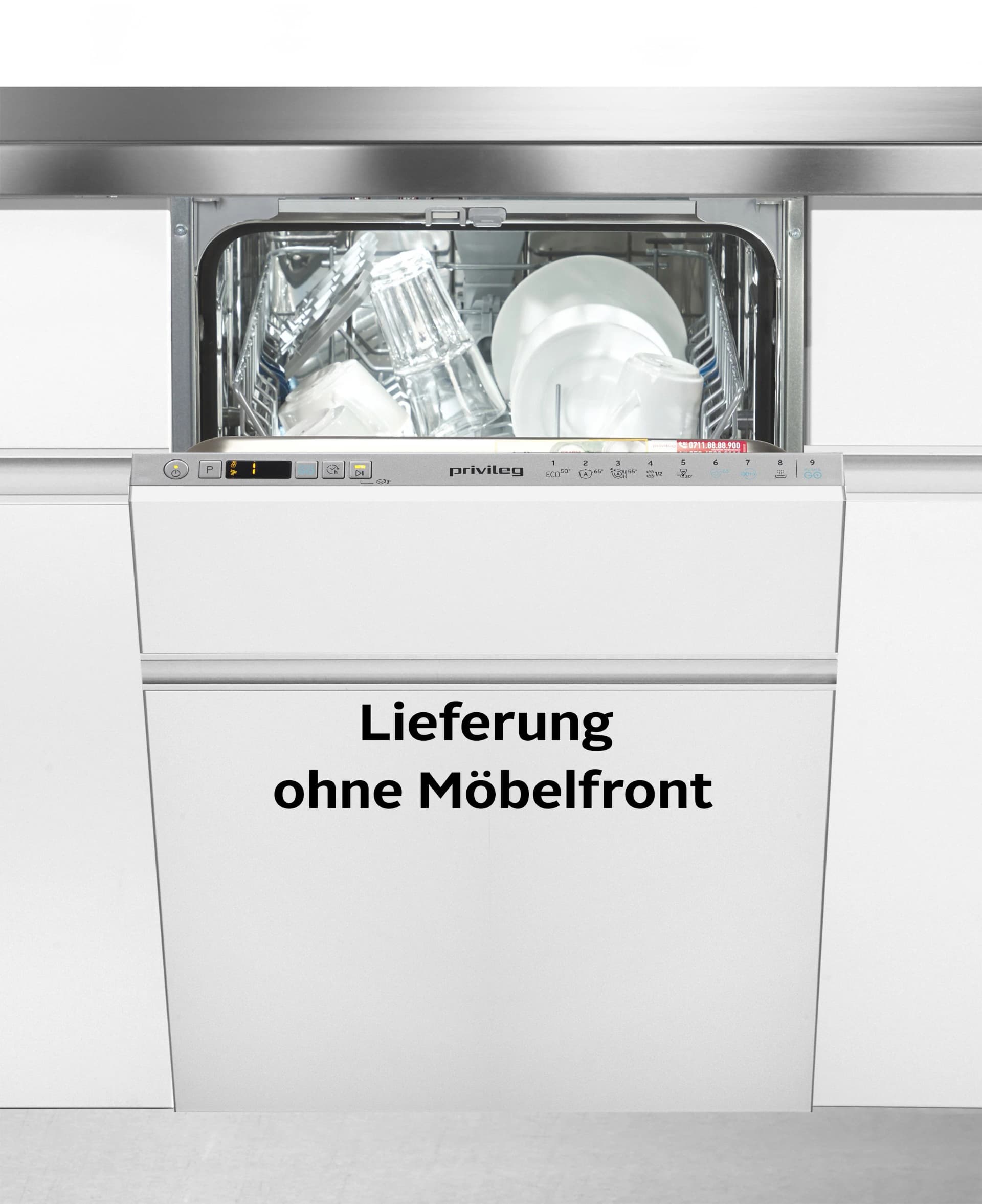 PRIVILEG vollintegrierbarer Geschirrspüler weiß