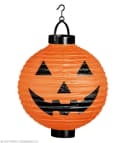 Widmann S.r.l. Halloween Deko Laterne 'Kürbis' LED Orange Bild 1