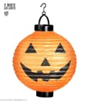 Widmann S.r.l. Halloween Deko Laterne 'Kürbis' LED Orange Bild 2
