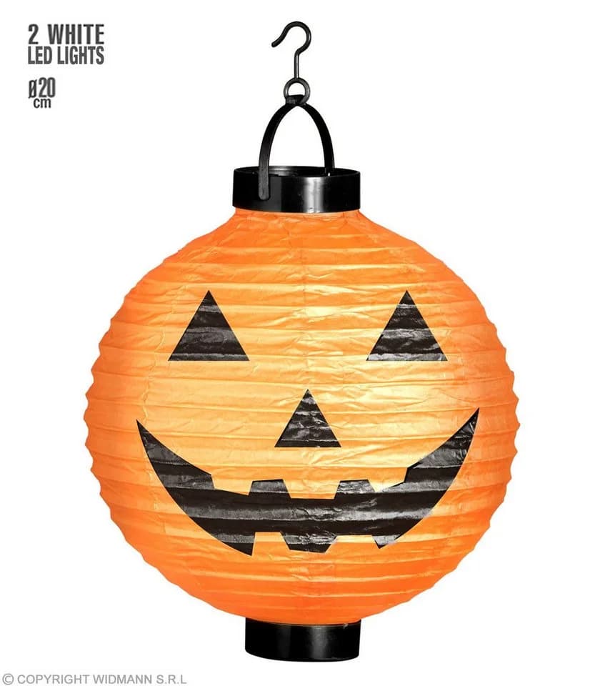 Widmann S.r.l. Halloween Deko Laterne 'Kürbis' LED Orange - Bild 2