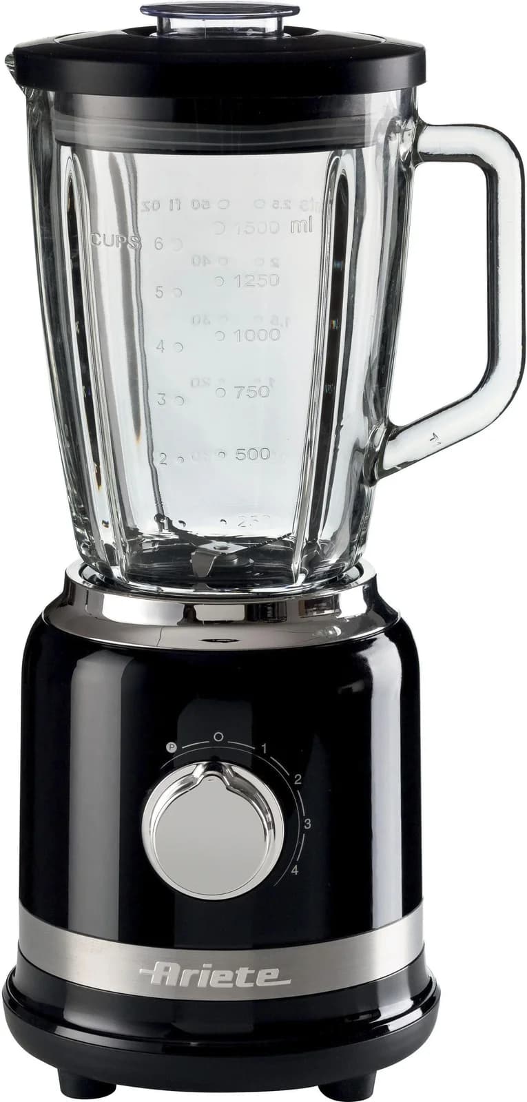 ARIETE Standmixer 585BK Moderna Schwarz 1,5 L Glasbehälter