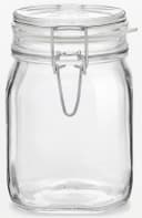 Bormioli Rocco Fido Vorratsglas Set 6-tlg. 1L transparent mit Bügelverschluss Bild 1