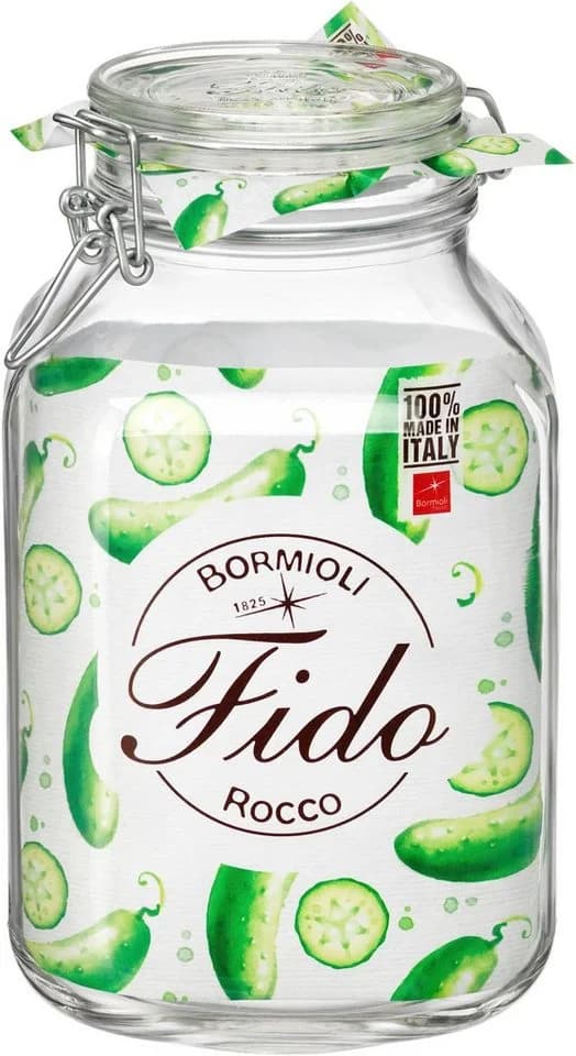 Bormioli Rocco Vorratsglas Fido Set 6-tlg. 3L Transparent Glas - Bild 2
