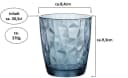 Bormioli Rocco Tumbler-Glas Diamond Transparent 305ml Bild 3