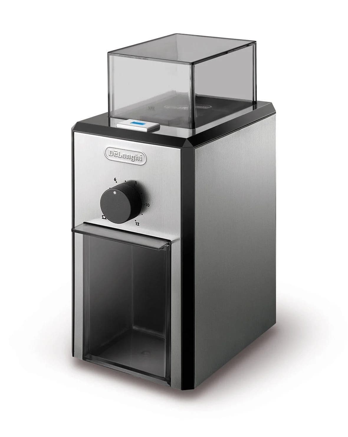 DE'LONGHI Kaffeemühle KG89 silber elektrisch Kegelmahlwerk