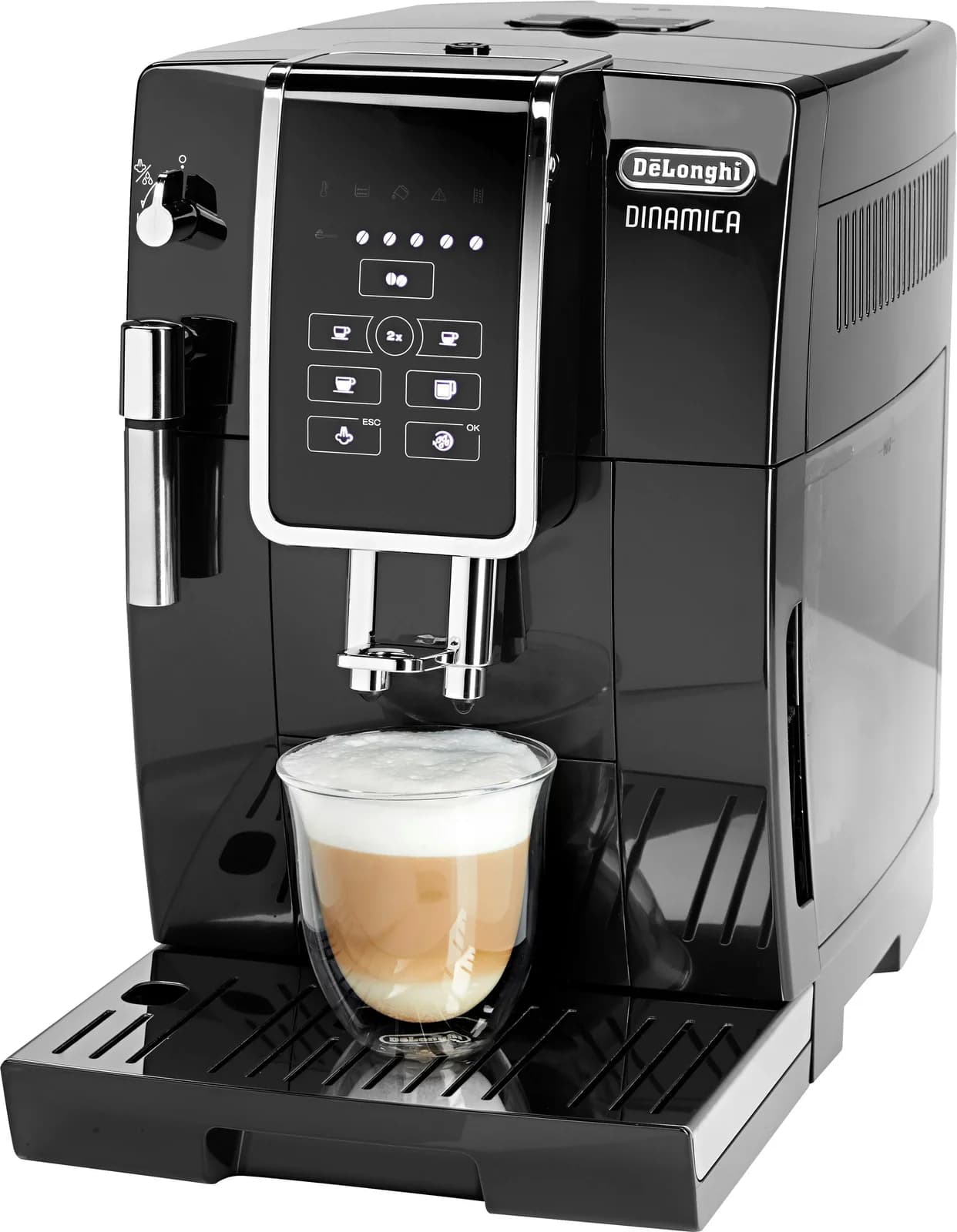 De'Longhi Kaffeevollautomat Dinamica ECAM358.15.B - Schwarz