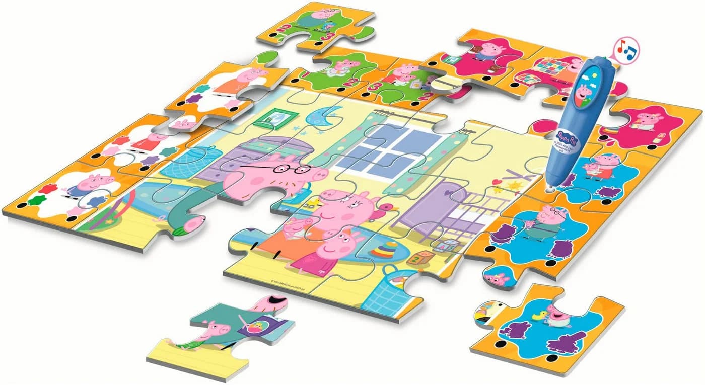 Clementoni® Puzzle Quiz-Bodenpuzzle - Peppa Pig 24 Teile - Bild 4