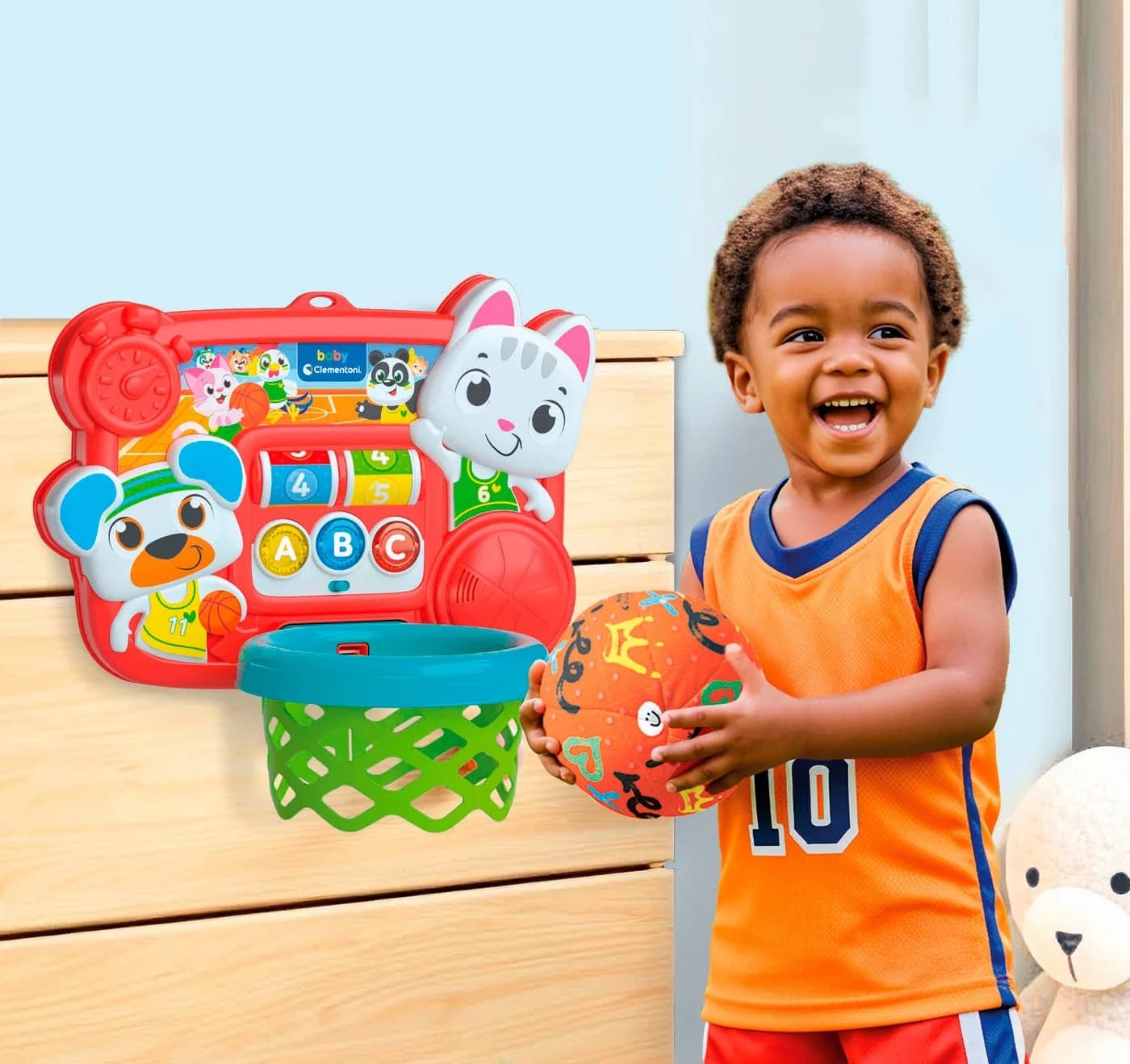 Clementoni® Interaktiver Basketball-Korb mit Licht und Sound - Bild 3