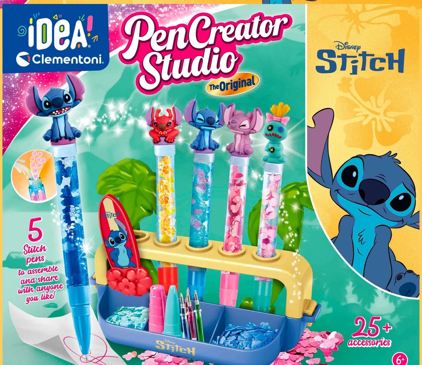 Clementoni Kreativset Idea, Mein Stift-Atelier - Stitch Bunt
