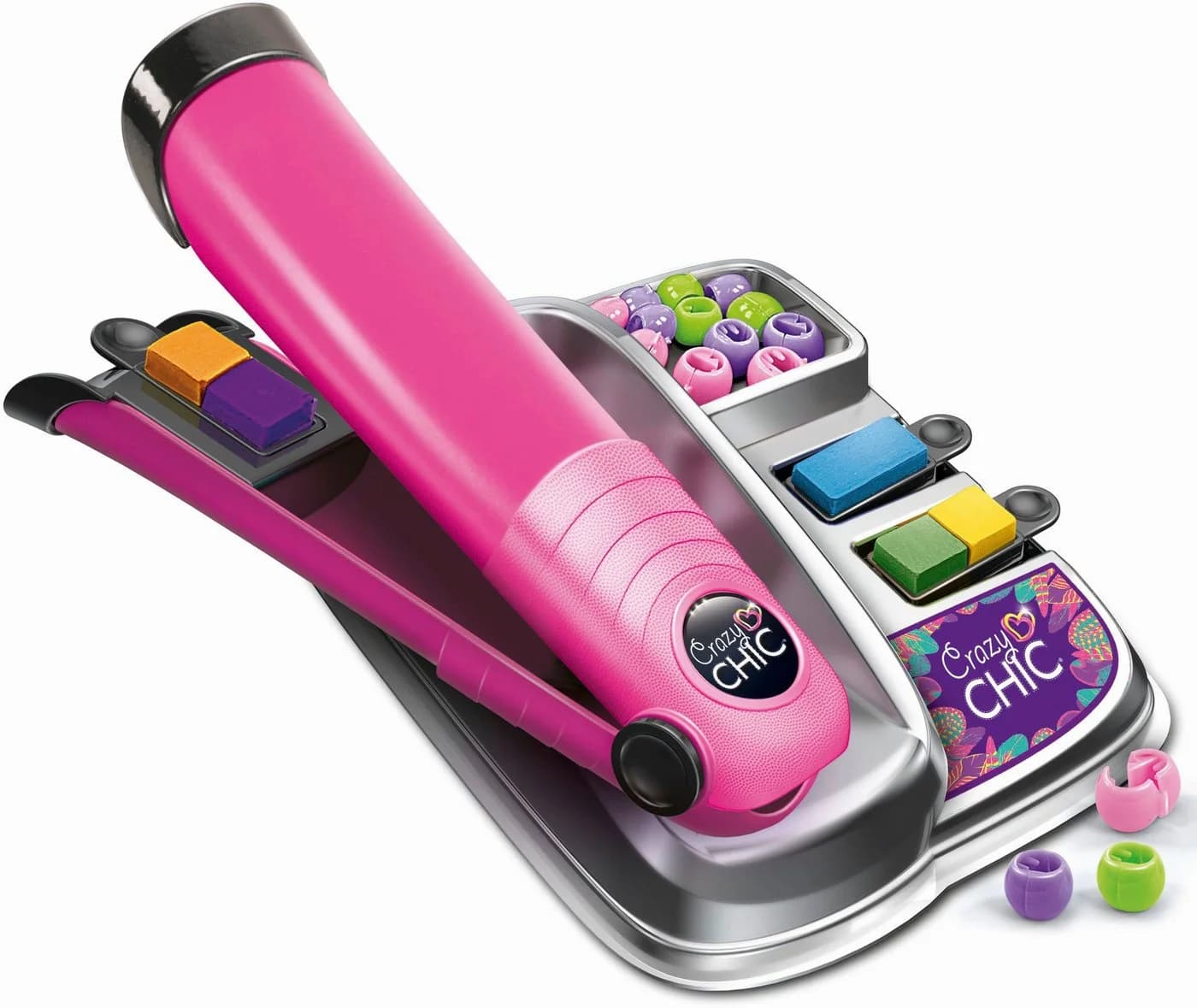 Clementoni Kreativset Crazy Chic Farb-Hairstyler Bunt - Bild 3