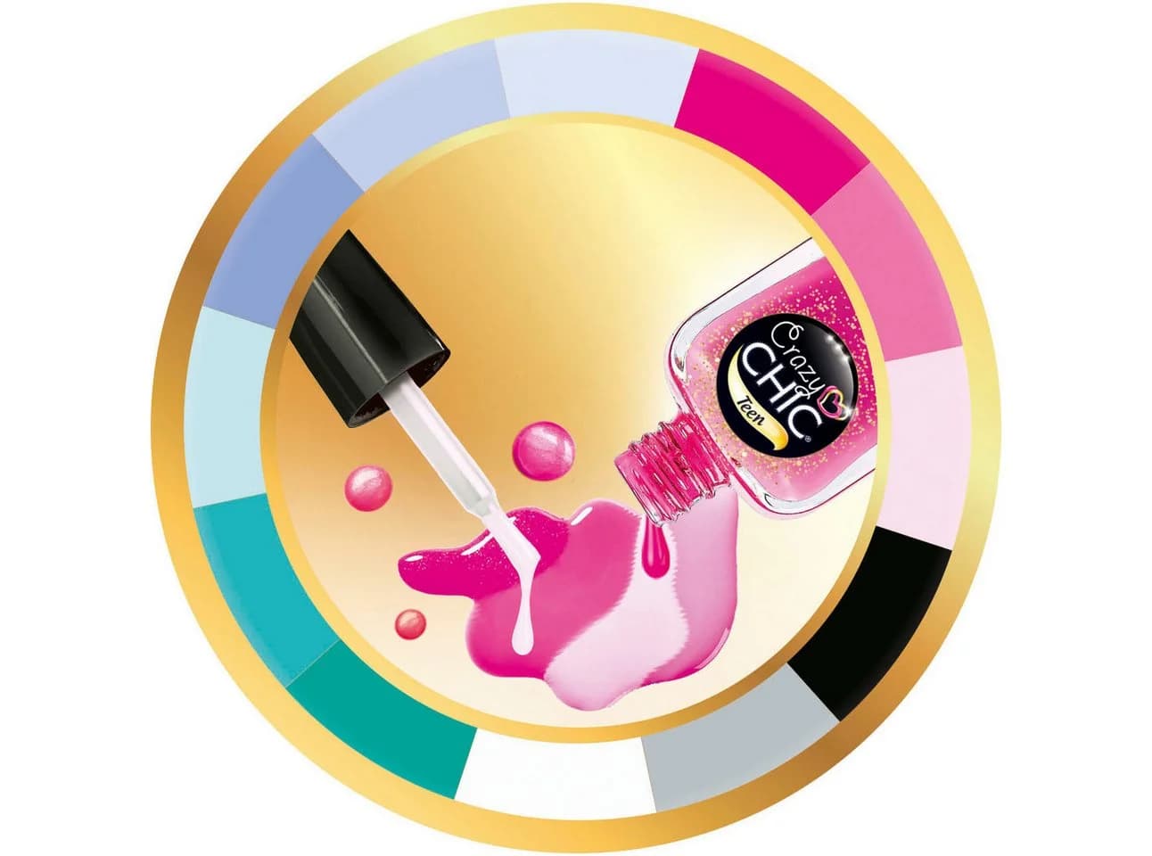 Clementoni Kreativset Crazy Chic Passion Nails Nageldeko Set