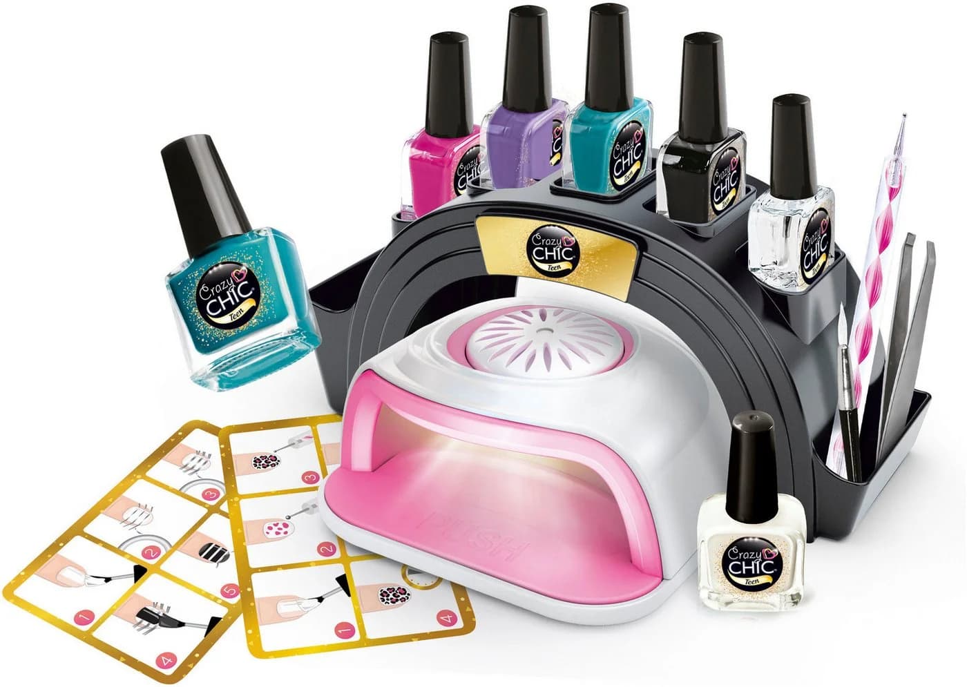 Clementoni Kreativset Crazy Chic Passion Nails Nageldeko Set - Bild 5