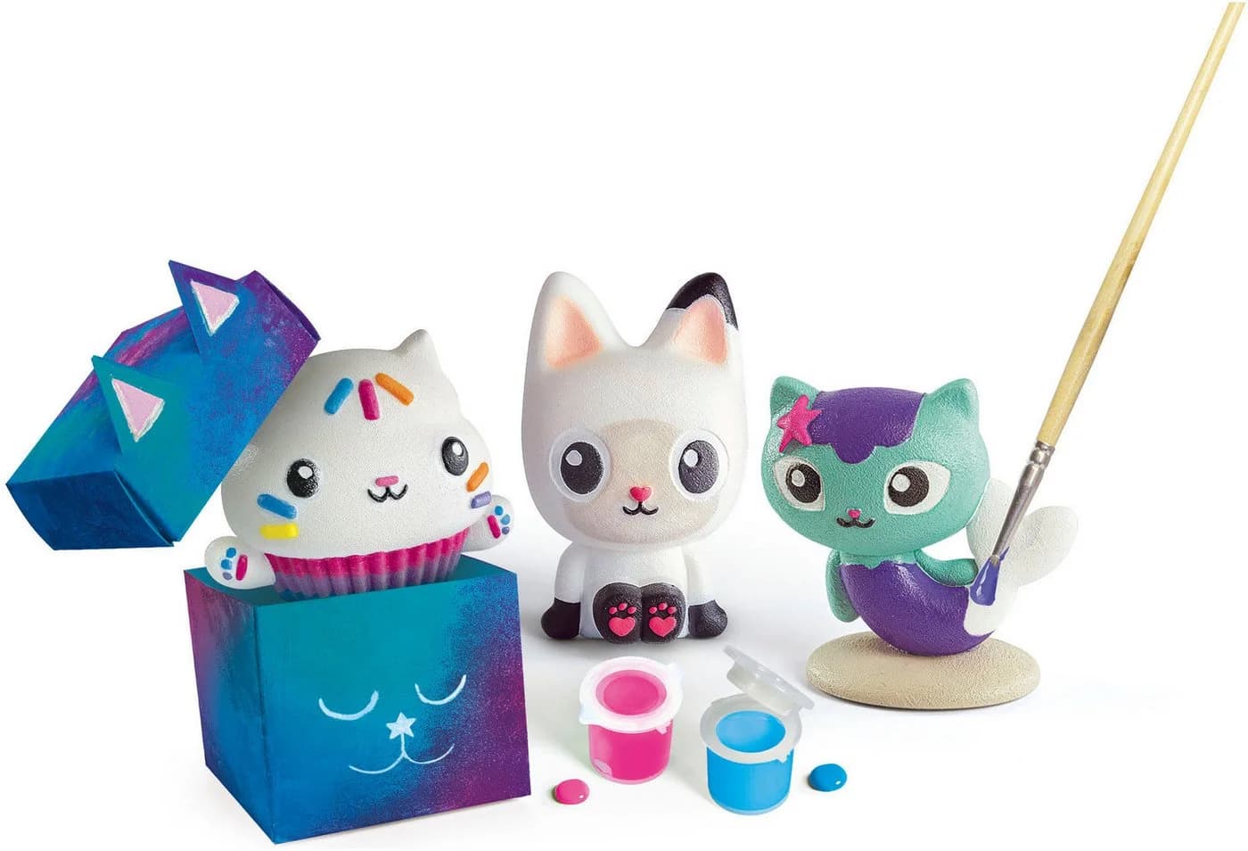 Clementoni Kreativset Gabby's Dollhouse Bunt Gipsfiguren - Bild 3