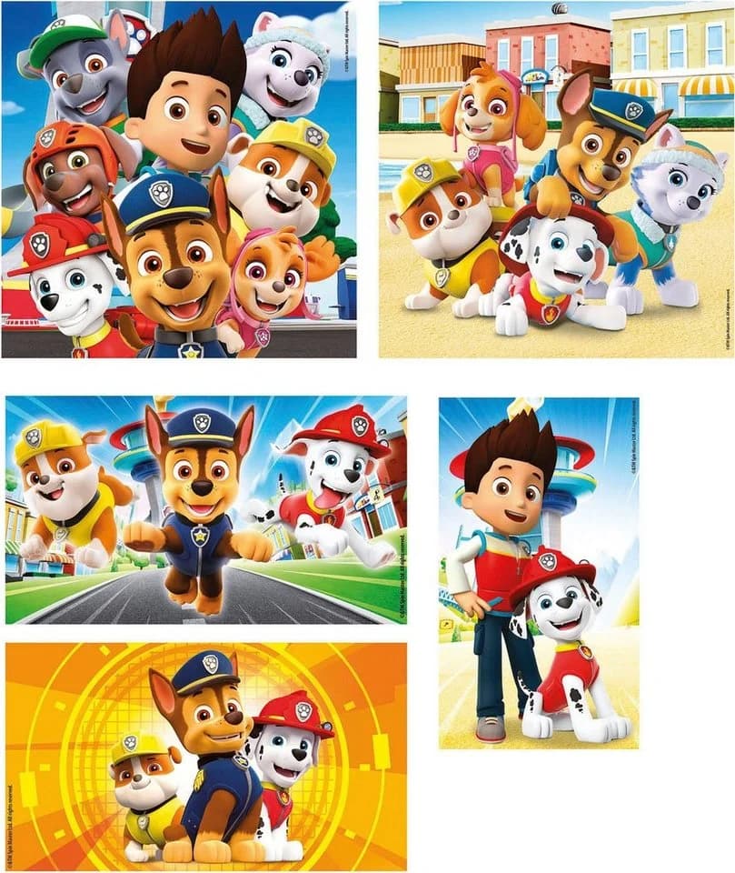 Clementoni Puzzle Supercolor PAW Patrol 10 in 1 Bunt 330 Teile - Bild 4