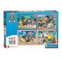 Clementoni PAW Patrol 4-in-1 Puzzle Set für Kinder ab 3 Jahren Bild 1