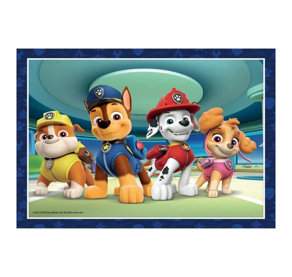 Clementoni PAW Patrol 4-in-1 Puzzle Set für Kinder ab 3 Jahren - Bild 3