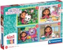 Clementoni Puzzle Supercolor Gabby's Puppenhaus 4 Puzzles 72 Teile Bunt Bild 2