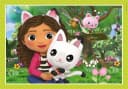 Clementoni Puzzle Supercolor Gabby's Puppenhaus 4 Puzzles 72 Teile Bunt Bild 3