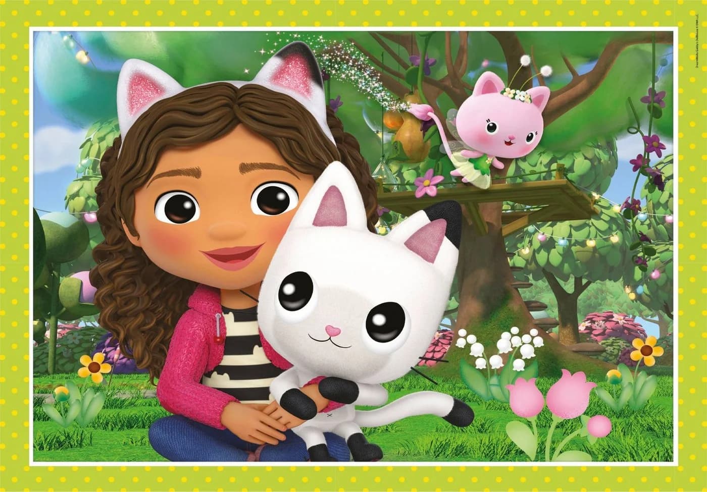 Clementoni Puzzle Supercolor Gabby's Puppenhaus 4 Puzzles 72 Teile Bunt - Bild 3