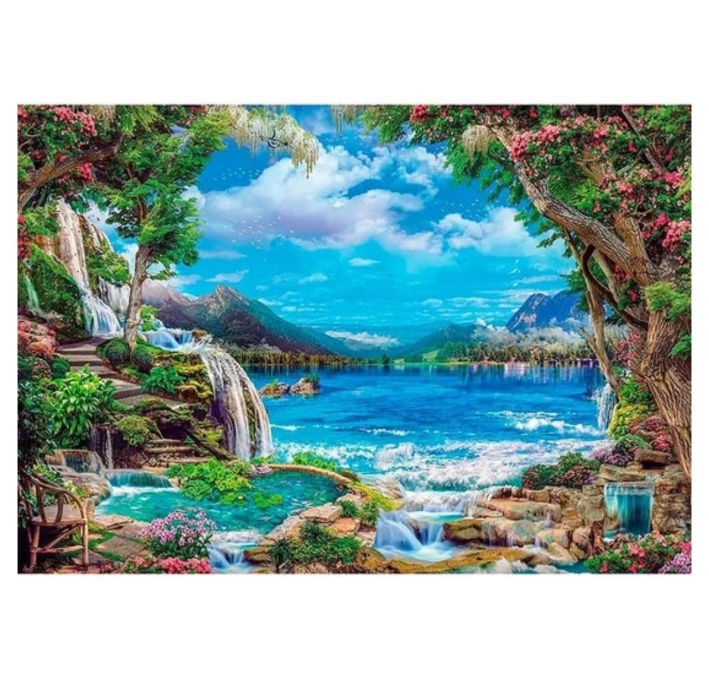 Clementoni Puzzle Paradies auf Erden 2000 Teile