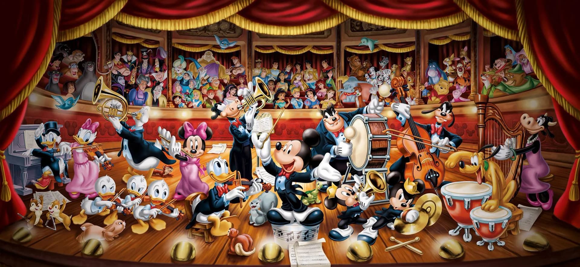 Clementoni Puzzle Panorama Disney Orchester 13200 Teile Bunt - Bild 3
