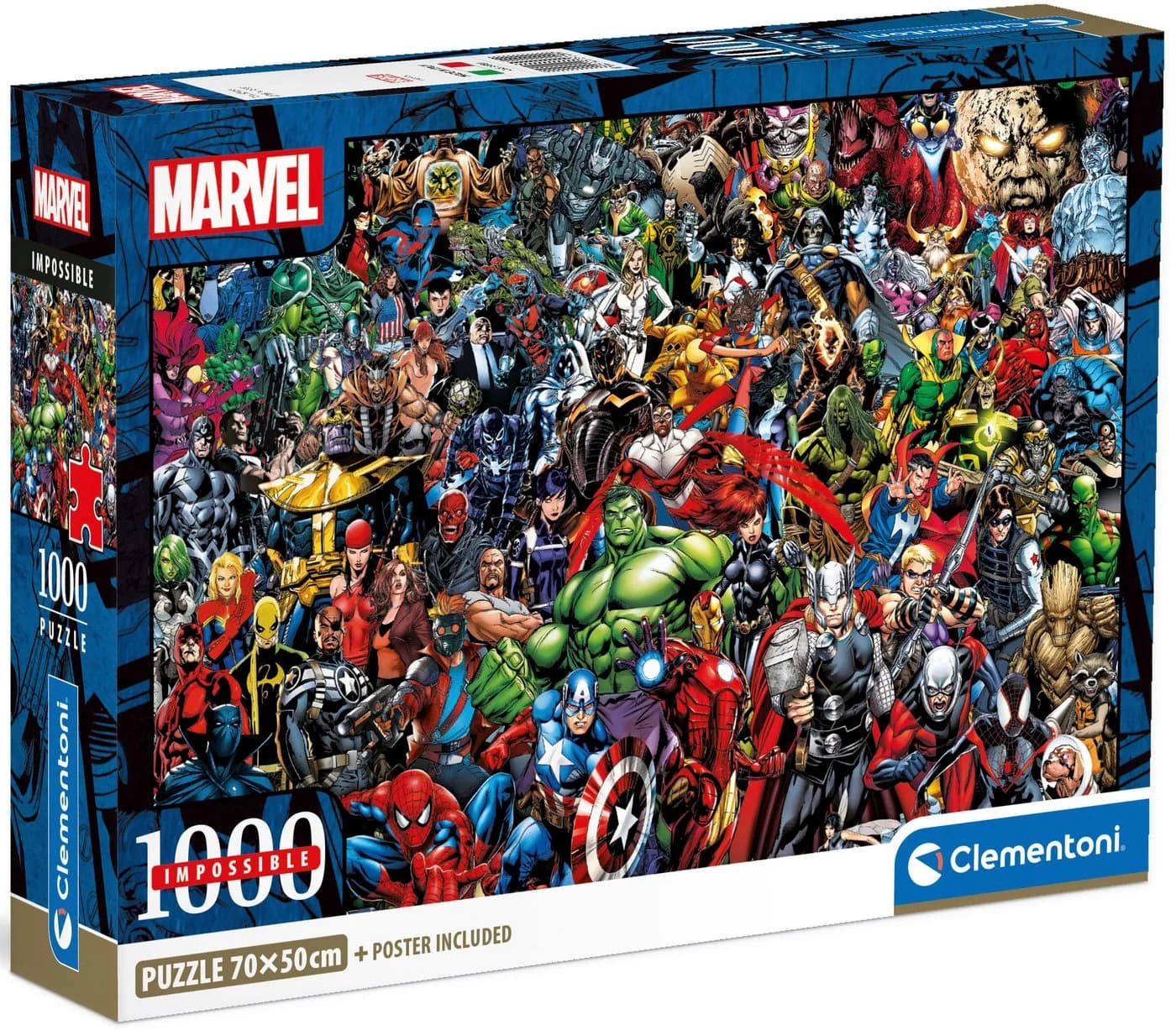Clementoni Puzzle Impossible Marvel Universe Compact 1000 Teile Bunt - Bild 2