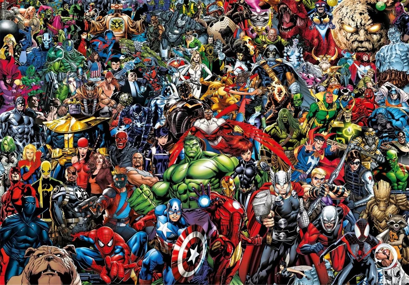 Clementoni Puzzle Impossible Marvel Universe Compact 1000 Teile Bunt - Bild 3