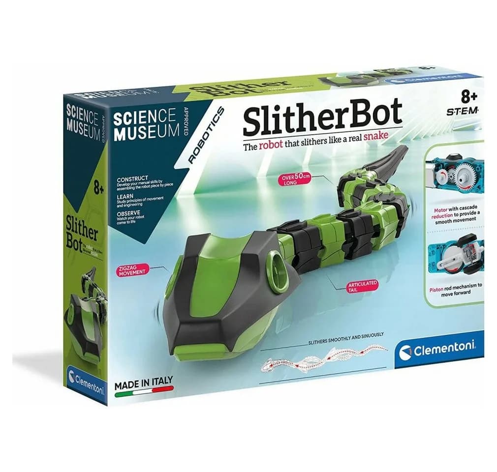 Clementoni SlitherBot Roboter-Schlange 40 cm Baukasten