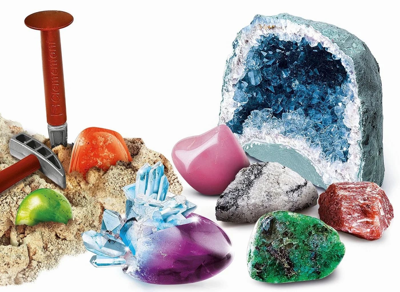 Clementoni Experimentierkasten Galileo Mineralogie und Kristalle Made in Europe - Bild 3