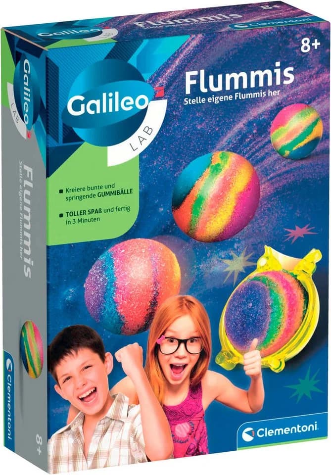 Clementoni Experimentierkasten Galileo Flummis Bunt Made in Europe - Bild 2
