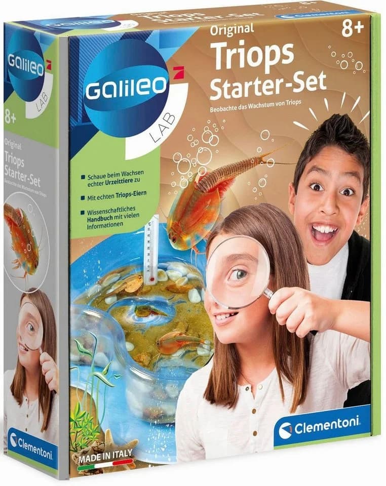 Clementoni Experimentierkasten Galileo Triops Starter-Set Made in Europe - Bild 2