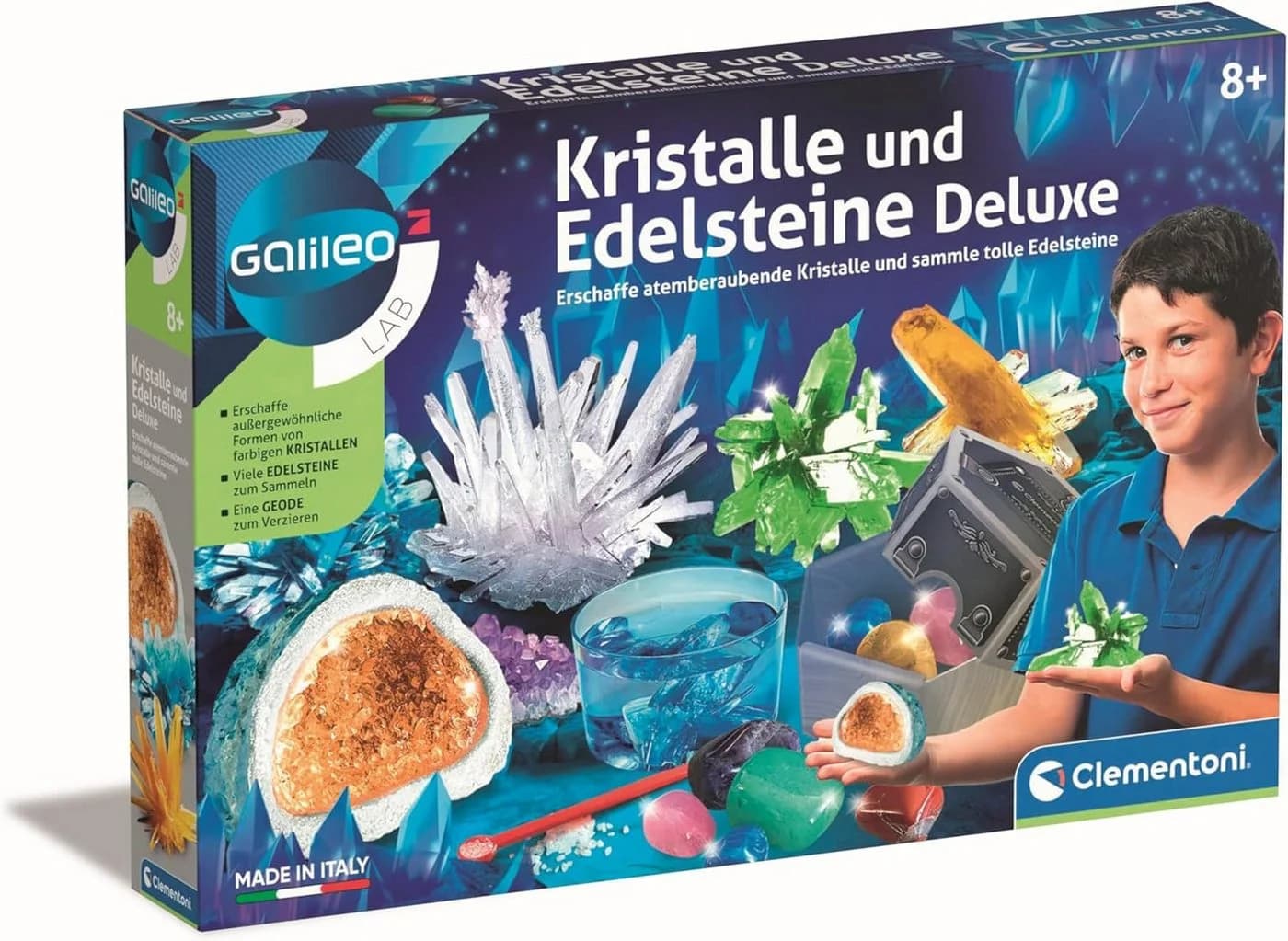 Clementoni Experimentierkasten Galileo Kristalle und Edelsteine Deluxe Bunt - Bild 2