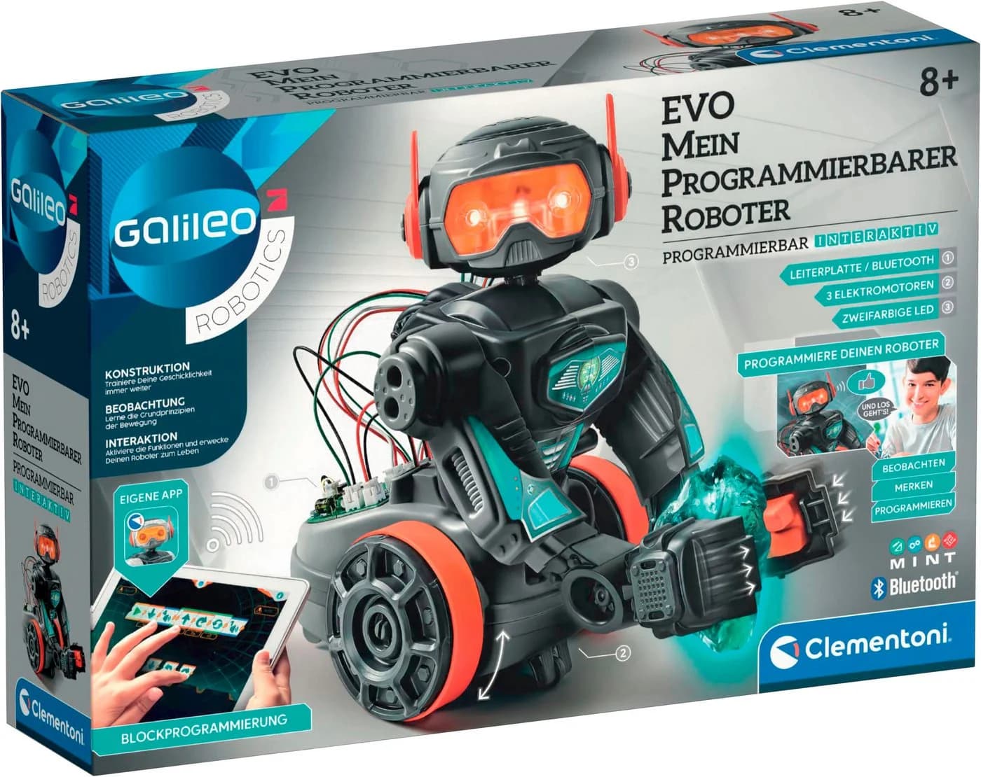 Clementoni Galileo EVO Programmierbarer Roboter Bunt Modellbausatz - Bild 2