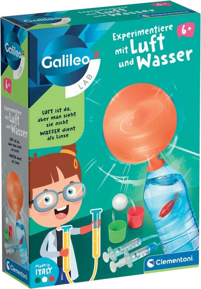 Clementoni Experimentierkasten Galileo Lab Luft Wasser Made in Europe - Bild 2
